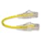 Add-On 6IN RJ-45 MALE TO RJ-45 MALE CAT6 STRAIGHT YELLOW SLIM UTP COPPER PVC ADD-0-5FSLCAT6-YW - alternate 8